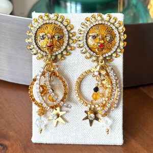 Lunch at the Ritz Sun Goddess Earrings
